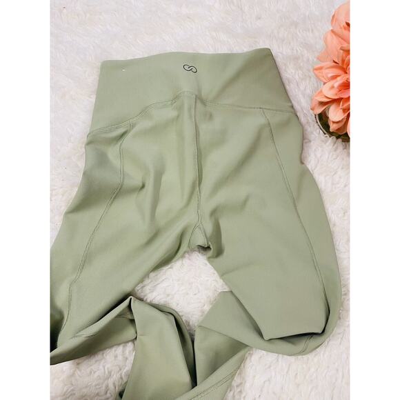 Calia By Carrie Ribbed Textured Energize Mid Rise Sz S Leggings Stay The Path - Picture 4 of 6